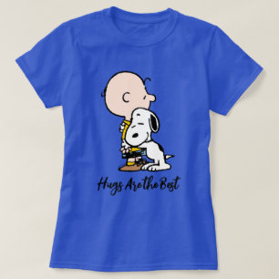 Camiseta Cacahuetes   Charlie Brown y Snoopy Hug
