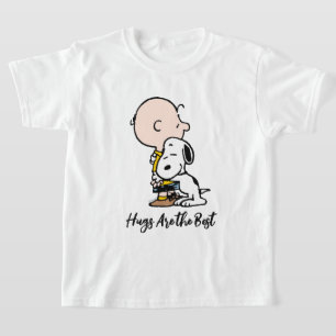 Camiseta Cacahuetes   Charlie Brown y Snoopy Hug