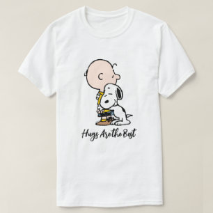 Camiseta Cacahuetes   Charlie Brown y Snoopy Hug