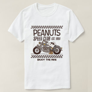 Camiseta Cacahuetes   Club de velocidad Snoopy