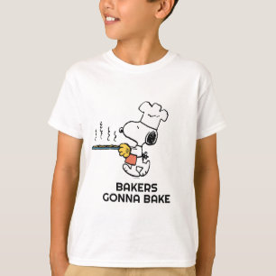 Camiseta Cacahuetes Cookies Snoopy Baking