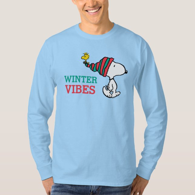 Camiseta Cacahuetes | Deseos cálidos de Snoopy y Woodstock (Anverso)