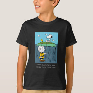 Camiseta Cacahuetes   Día soleado Día lluvioso Mitad y mita