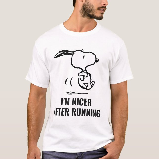Camiseta Cacahuetes | Ejecución de Snoopy (Anverso)
