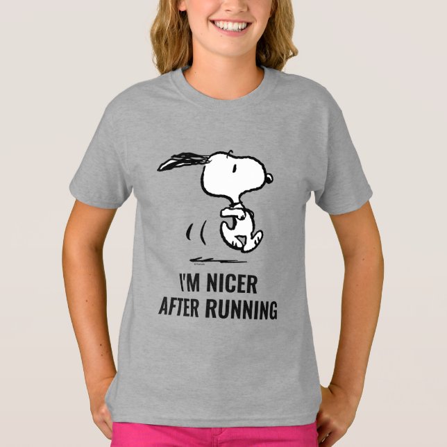 Camiseta Cacahuetes | Ejecución de Snoopy (Anverso)