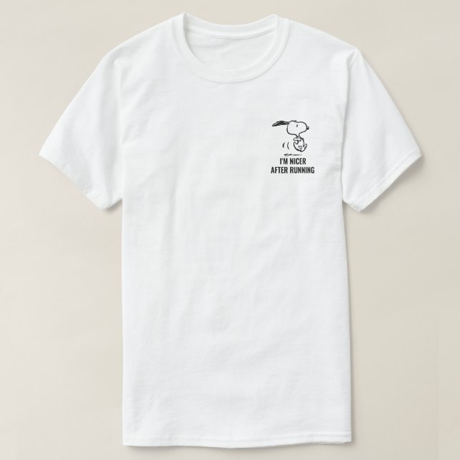 Camiseta Cacahuetes | Ejecución de Snoopy (Diseño del anverso)