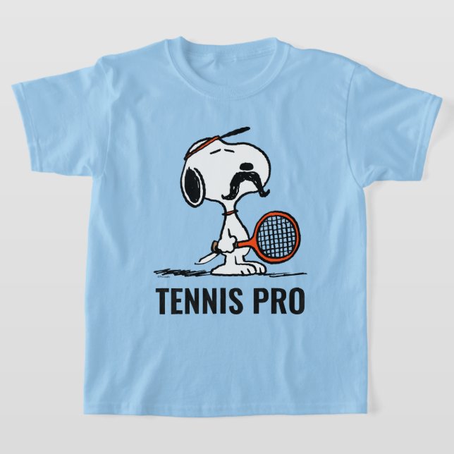 Camiseta Cacahuetes | El bigote de Snoopy jugando al tenis (Distribución)