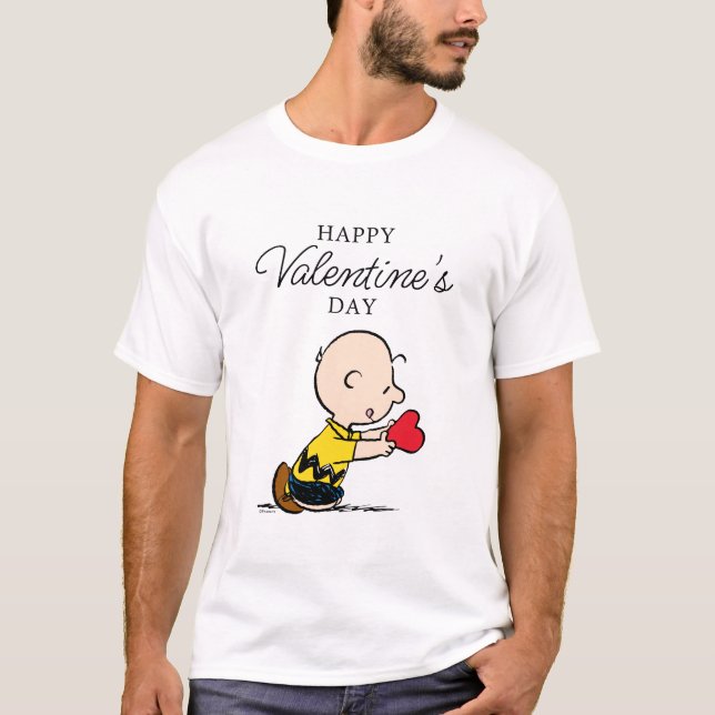 Camiseta Cacahuetes | El día de San Valentín Charlie Brown  (Anverso)