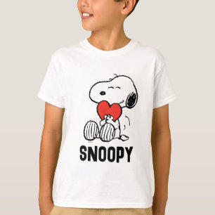 Camiseta Cacahuetes EL DÍA DE SAN VALENTÍN Snoopy Heart