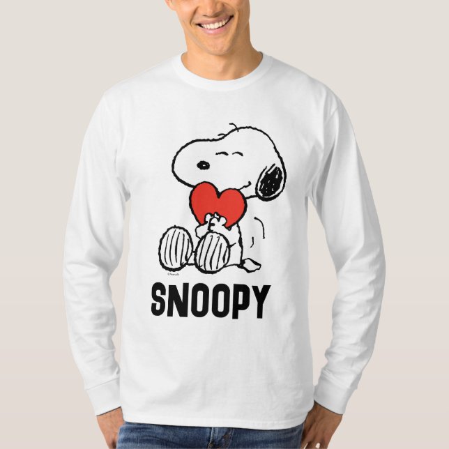 Camiseta Cacahuetes | EL DÍA DE SAN VALENTÍN | Snoopy Heart (Anverso)