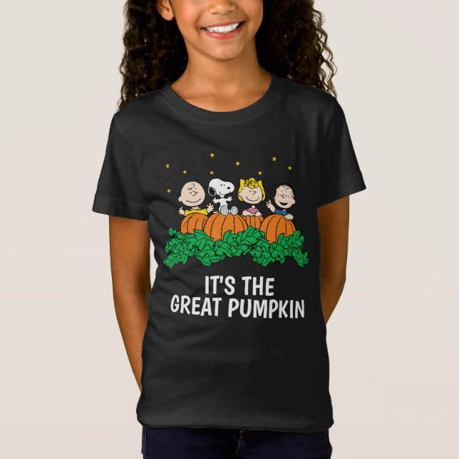 Camiseta Cacahuetes | El Gran Parche De Calabaza (Anverso)
