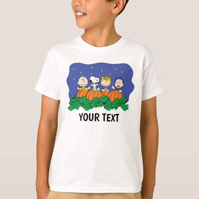 Camiseta Cacahuetes | El Gran Parche De Calabaza (Anverso)