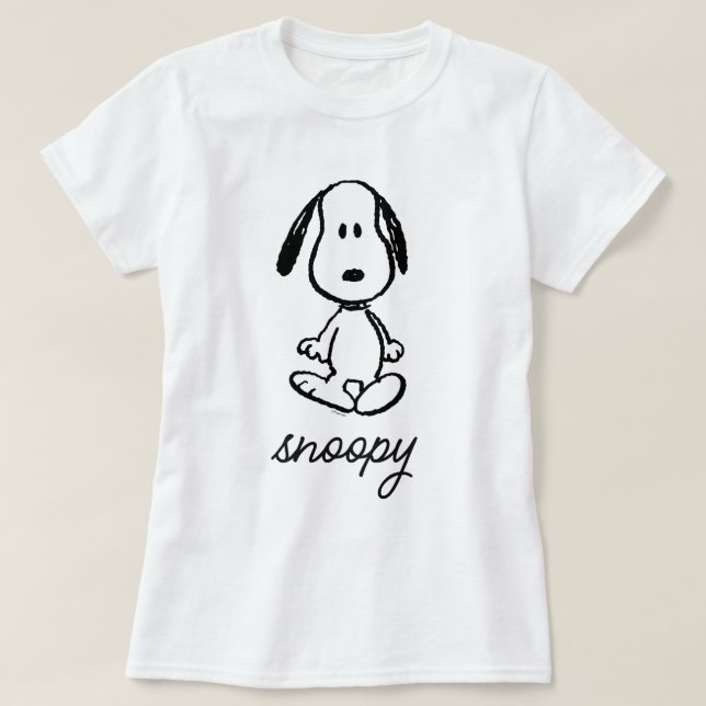Camiseta Cacahuetes | Escala Permanente de Snoopy (Diseño del anverso)