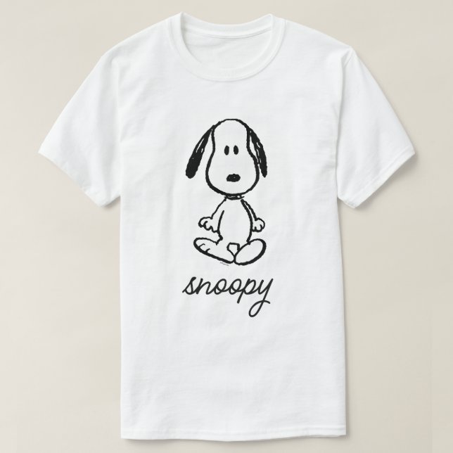 Camiseta Cacahuetes | Escala Permanente de Snoopy (Diseño del anverso)