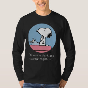 Camiseta Cacahuetes Esnoopia en la máquina de escribir