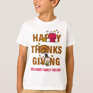 Camiseta Cacahuetes   Feliz Día de Acción de Gracias