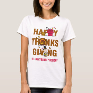 Camiseta Cacahuetes Feliz Día de Acción de Gracias