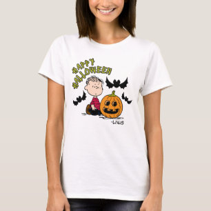 Camiseta Cacahuetes Feliz Halloween Linus