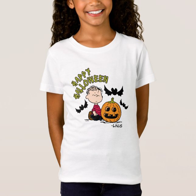 Camiseta Cacahuetes | Feliz Halloween Linus (Anverso)