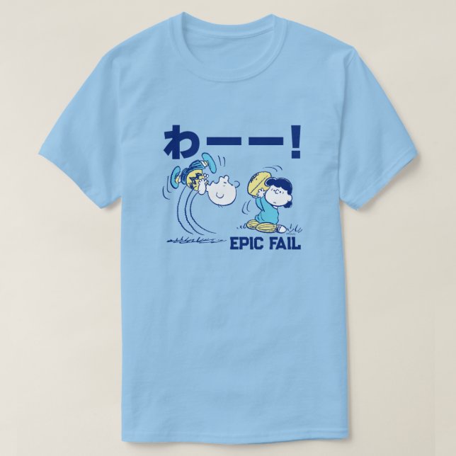 Camiseta Cacahuetes | Fútbol Charlie Brown y Lucy (Diseño del anverso)