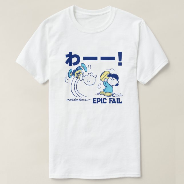 Camiseta Cacahuetes | Fútbol Charlie Brown y Lucy (Diseño del anverso)