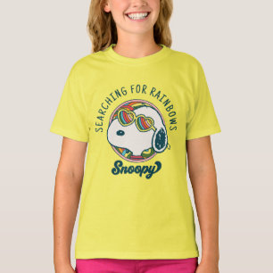 Camiseta Cacahuetes   Gafas de sol Snoopy Rainbow Heart