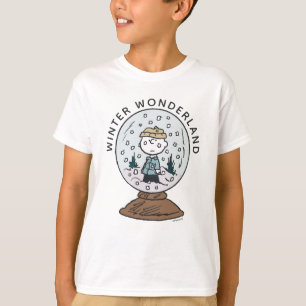 Camiseta Cacahuetes   Globe de nieve Charlie Brown