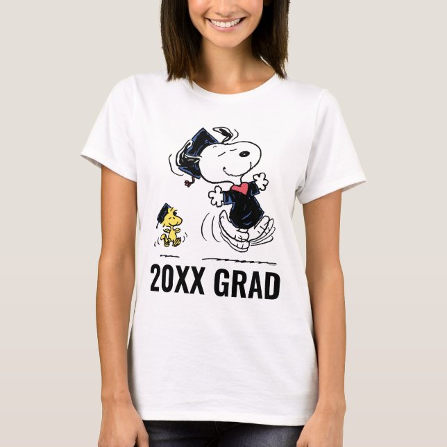 Camiseta Cacahuetes | Graduación Snoopy & Woodstock (Anverso)