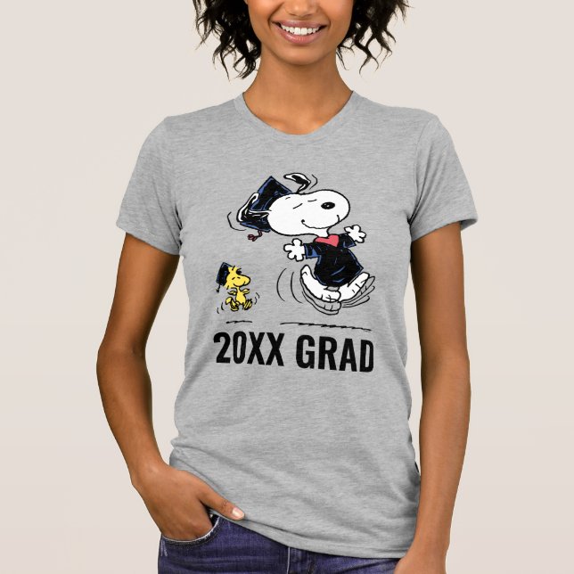 Camiseta Cacahuetes | Graduación Snoopy & Woodstock (Anverso)