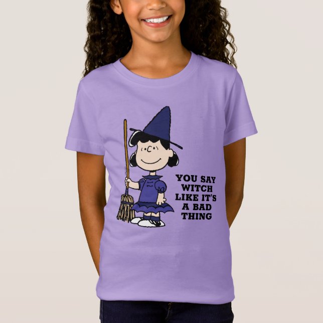 Camiseta Cacahuetes | Halloween Lucy Witch (Anverso)