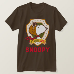 Camiseta Cacahuetes   Insignia Snoopy Flying Ace