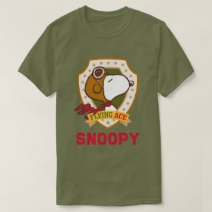 Camiseta Cacahuetes   Insignia Snoopy Flying Ace