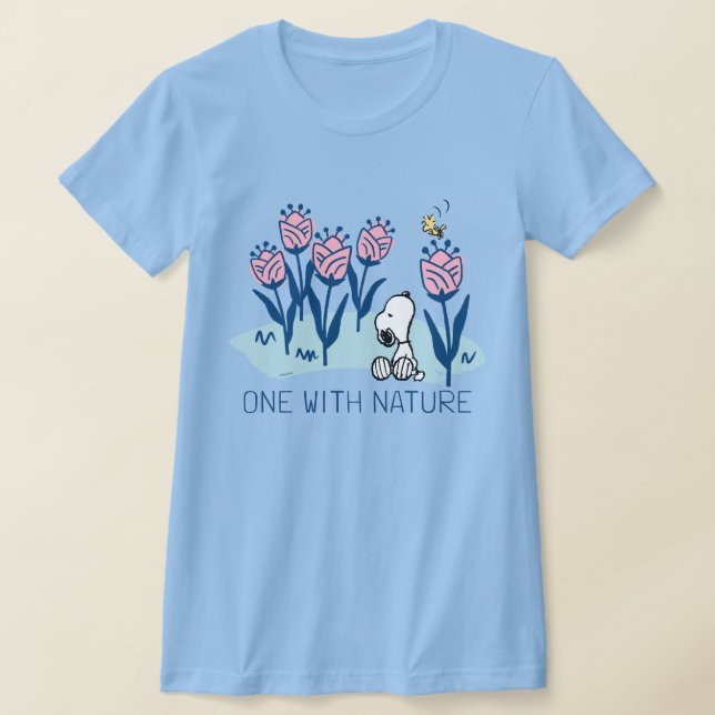 Camiseta Cacahuetes | Jardín de flores Snoopy & Woodstock (Distribución)