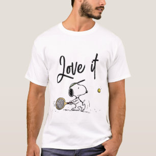 Camiseta Cacahuetes   Jugador de tenis Snoopy