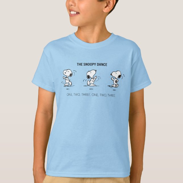 Camiseta Cacahuetes | La danza Snoopy (Anverso)