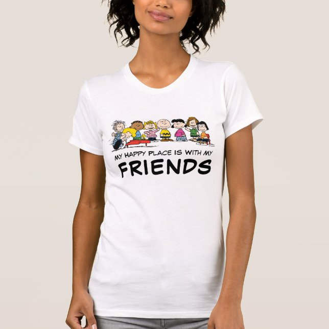 Camiseta Cacahuetes | La pandilla en el piano (Anverso)