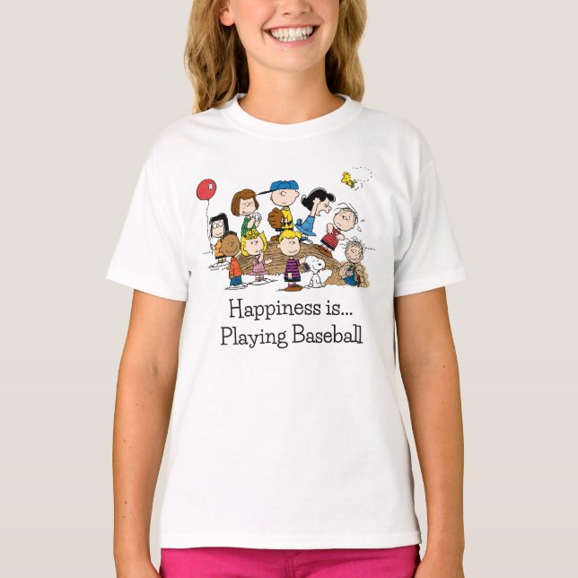 Camiseta Cacahuetes | La pandilla en la libra del lanzador (Anverso)