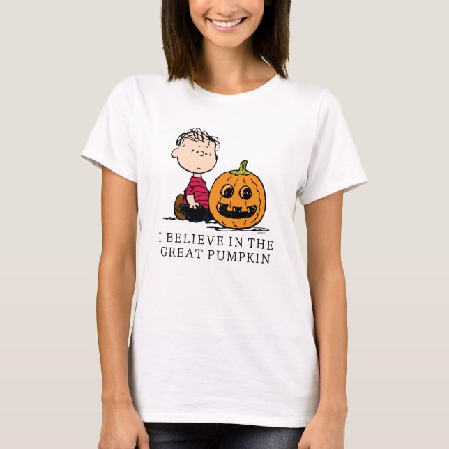 Camiseta Cacahuetes | Linus & Jack O' Lantern (Anverso)