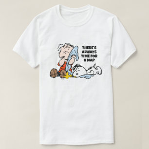 Camiseta Cacahuetes Linus, Snoopy y Woodstock