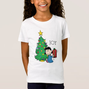 Camiseta Cacahuetes   Lucy Christmas Tree