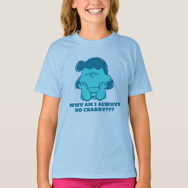 Camiseta Cacahuetes | Lucy ¿Quién dice que soy cangrejo? (Anverso)
