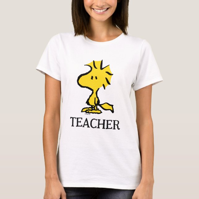 Camiseta Cacahuetes | Maestra de Woodstock (Anverso)