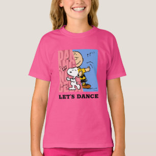 Camiseta Cacahuetes Media danza Snoopy y Charlie Brown