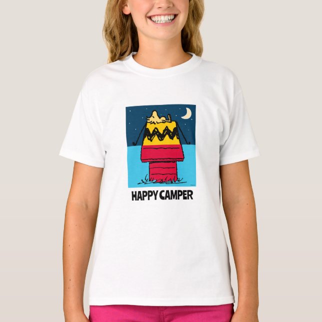 Camiseta Cacahuetes | Media y media camping Woodstock (Anverso)