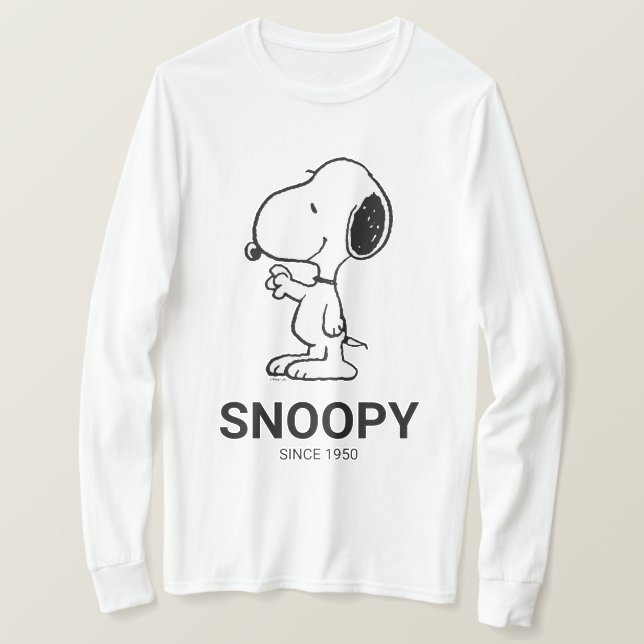 Camiseta Cacahuetes | Ondas de Snoopy (Anverso del diseño)