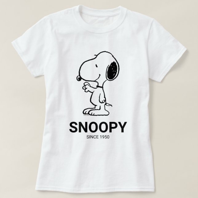 Camiseta Cacahuetes | Ondas de Snoopy (Diseño del anverso)