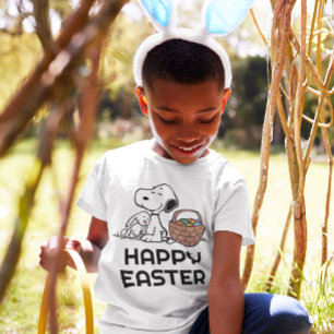 Camiseta Cacahuetes   Pascua feliz Snoopy