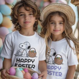 Camiseta Cacahuetes   Pascua feliz Snoopy