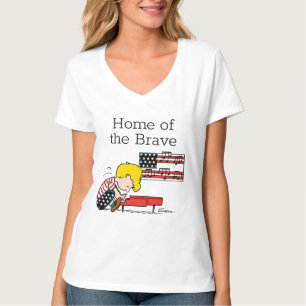 Camiseta Cacahuetes Patriótico Schroeder y su piano