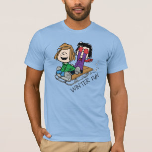 Camiseta Cacahuetes   Patty Peppermint & Marcie Sled Riding